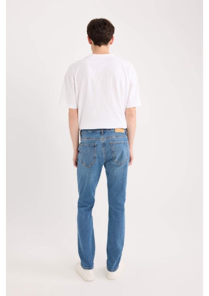 Pedro Slim Fit Dar Kalıp Normal Bel Dar Paça Jean Pantolon B8418AX25SP