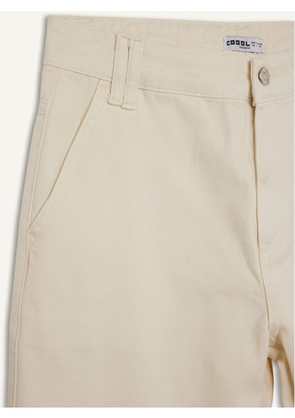 Straight Fit Gabardin Pantolon Kargo Cepli Normal Bel Düz Paça D3762AX24AU