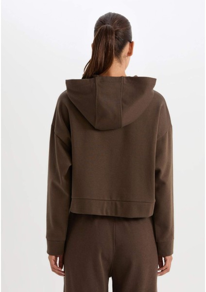 Fit NBA Chicago Bulls Kapüşonlu Kalın Sweatshirt D0688AX24AU