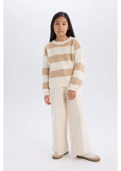 Kız Çocuk Wide Leg Geniş Bol Paça Beli Lastikli Eşofman Altı A9321A824WN