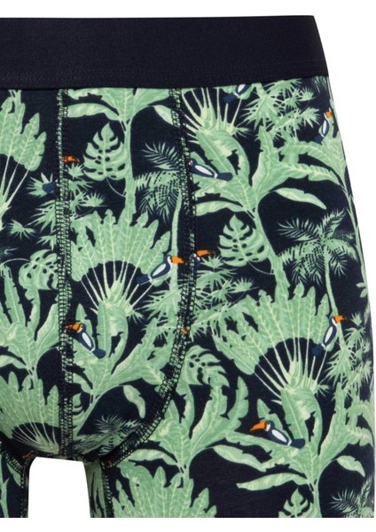 Erkek Regular Fit Desenli 3'lü Boxer D2333AX24WN