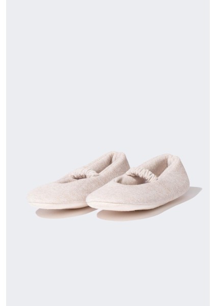 Kız Çocuk Babet Görünümlü Düz Taban Panduf D3447A824WN