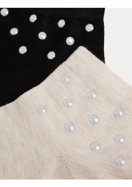 2'li Sumptuously Soft™ Süslemeli Bilek Çorabı fırsatları