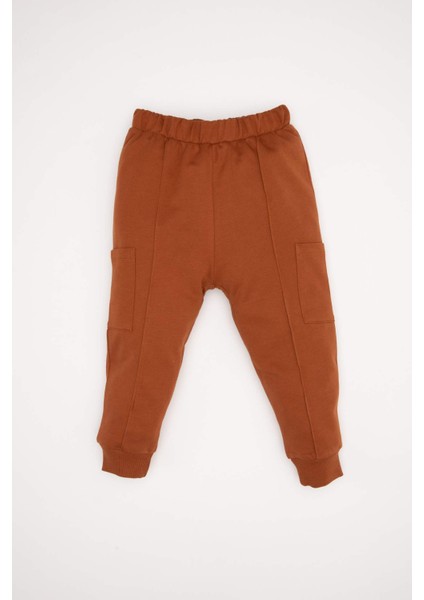 Erkek Bebek 2'li Takım Baskılı Sweatshirt Eşofman Altı D6257A5NS