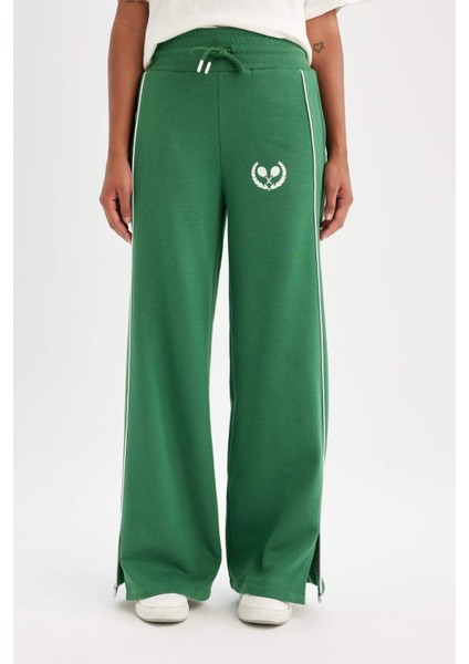 Fit Wide Leg Geniş Paça Uzun Boy Sporcu Eşofman Altı D1705AX24AU