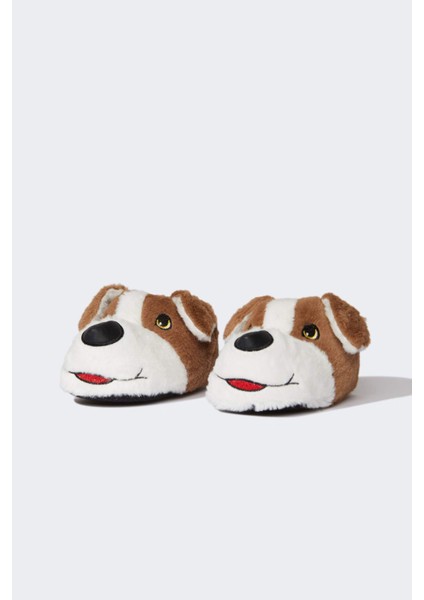 Erkek Çocuk Köpek Temalı Düz Taban Panduf A9714A824WN