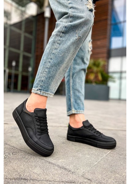 First Edition Premium Erkek Günlük Sneaker Siyah modelleri