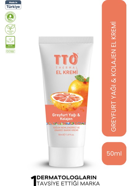 Thermal El Kremi – Greyfurt Yağı & Kolajen (50 Ml)