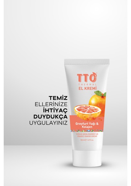 Thermal El Kremi – Greyfurt Yağı & Kolajen (50 Ml) fırsatları