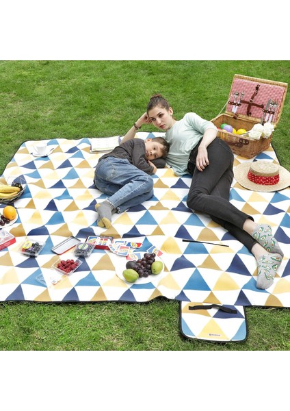 Piknik Örtüsü, 300 x 200 Cm, Büyük, Kamp Örtüsü, Park, Bahçe, Plaj Için, Su Geçirmez, Makin fiyatları