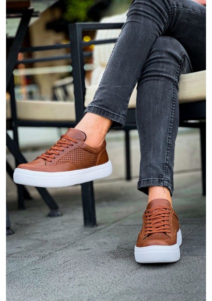 First Edition Premium Erkek Günlük Sneaker Taba fırsatları