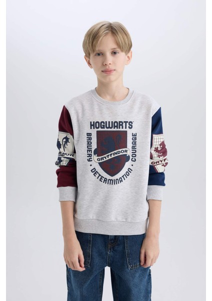 Erkek Çocuk Harry Potter Bisiklet Yaka Sweatshirt D4258A8NS