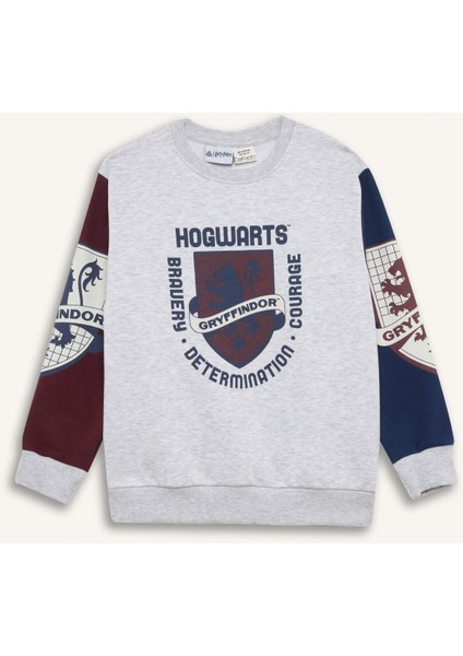 Erkek Çocuk Harry Potter Bisiklet Yaka Sweatshirt D4258A8NS