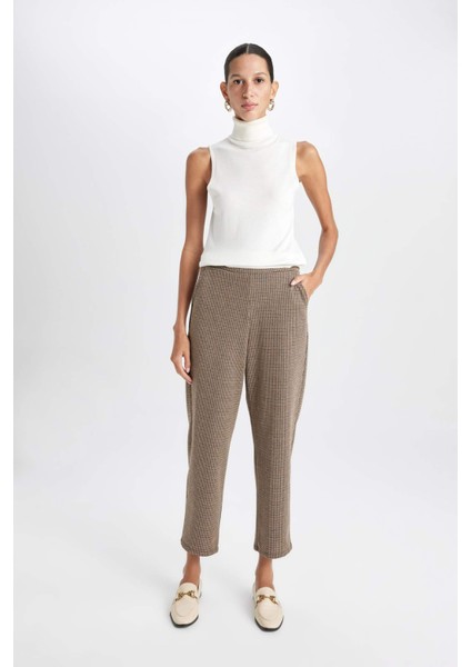 Jogger Pantolon Desenli Cepli Beli Lastikli T4089AZ24AU