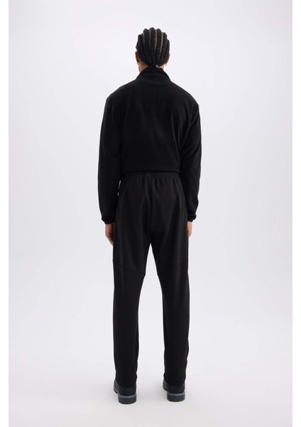 Fit Kalın Jogger Eşofman Altı Standart Fit Cepli Sporcu Beli Lastikli