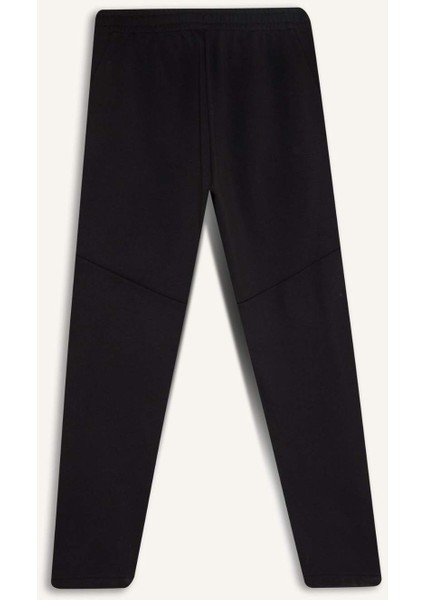 Fit Kalın Jogger Eşofman Altı Standart Fit Cepli Sporcu Beli Lastikli