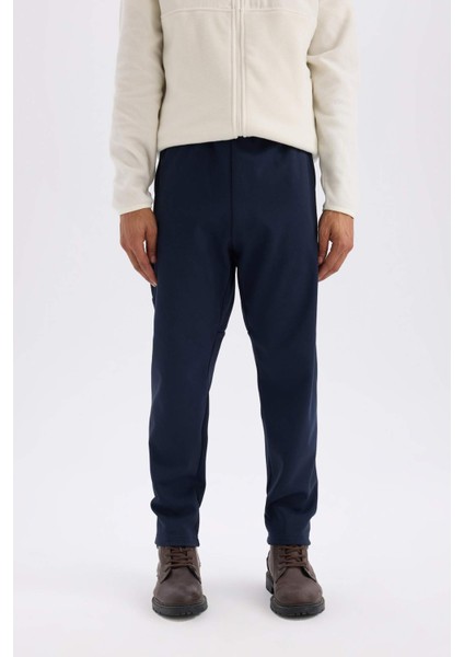 Fit Kalın Jogger Eşofman Altı Standart Fit Cepli Sporcu Beli Lastikli D6312AX24WN