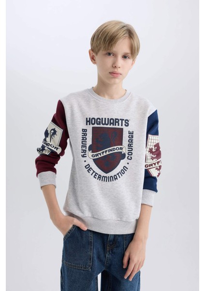Erkek Çocuk Harry Potter Bisiklet Yaka Sweatshirt D4258A8NS