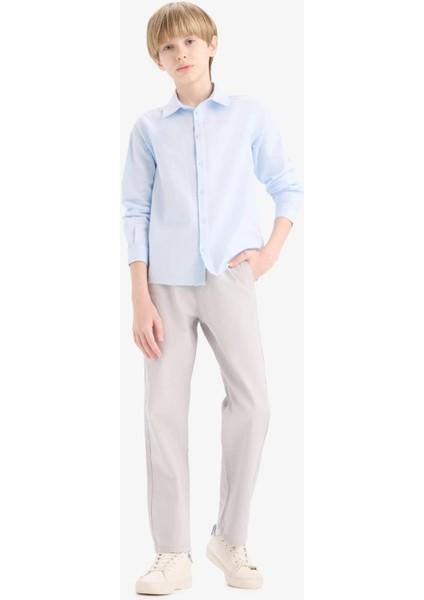 Erkek Çocuk Düz Paça Basic Düz Gabardin Pantolon D5859A825SM
