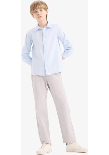 Erkek Çocuk Düz Paça Basic Düz Gabardin Pantolon D5859A825SM