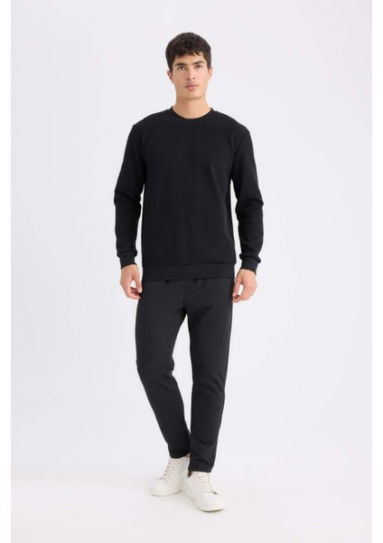 Pike İnce Eşofman Altı Slim Fit Dar Kesim Düz Paça Beli Bağcıklı Cepli R9261AZ24AU