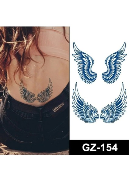 1 Ay Kalıcı Gerçek Dövme Görünümlü Kanat Dövmesi fiyatları