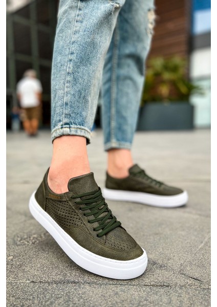 First Edition Premium Erkek Günlük Sneaker Haki