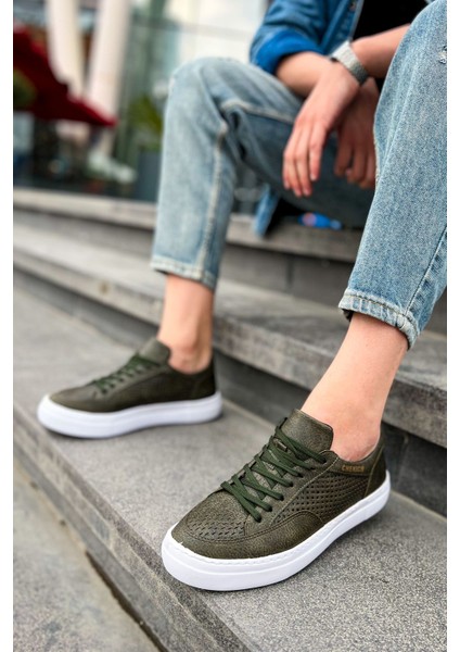 First Edition Premium Erkek Günlük Sneaker Haki fırsatları