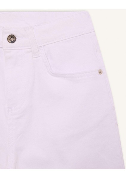 Erkek Çocuk Straight Fit Düz Paça Basic Düz Jean Pantolon B5616A825SM