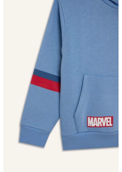 Erkek Çocuk Marvel Avengers Kapüşonlu Sweatshirt D4717A8NS