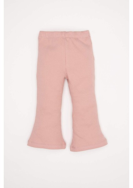 Kız Bebek Balerin Baskılı Sweatshirt Tayt 2li TAKIM D6203A5NS