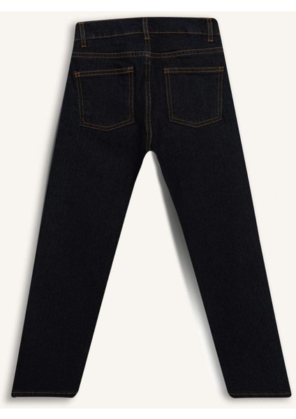 Erkek Çocuk Straight Fit Düz Paça Jean Pantolon D6474A825SM