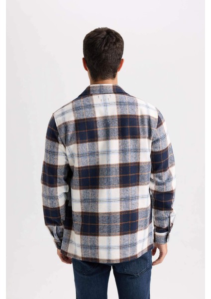 Regular Fit Oduncu Kareli Uzun Kollu Gömlek Y9054AZ24WN