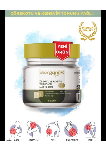 Biorgani Çörekotu ve Kenevir Tohumlu Masaj Yağı modelleri