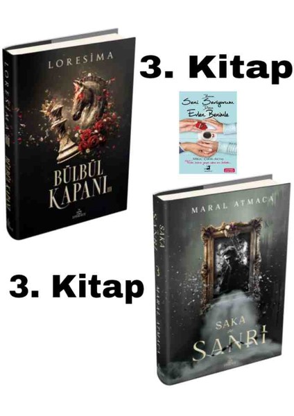 Bülbül Kapanı 3, Saka ve Sanrı 3 Maral Atmaca Loresima 2 Kitap Ciltli Set