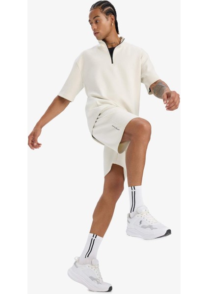 Fit Kısa Paça Skuba Dalgıç Kumaş Sporcu Şort