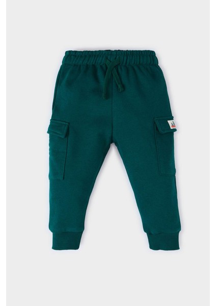 Erkek Bebek Yılbaşı Temalı Beli Lastikli Eşofman Altı D6731A524WN