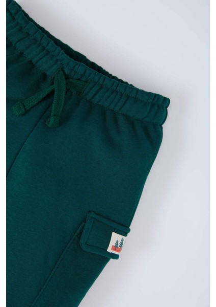 Erkek Bebek Yılbaşı Temalı Beli Lastikli Eşofman Altı D6731A524WN