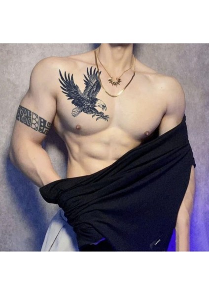 Geçici Kartal Dövme 30 Gün 1 Ay Kalıcı