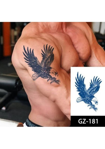 Geçici Kartal Dövme 30 Gün 1 Ay Kalıcı modelleri