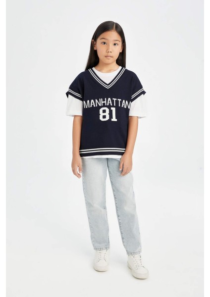 Kız Çocuk Triko Süveter D6761A8NS