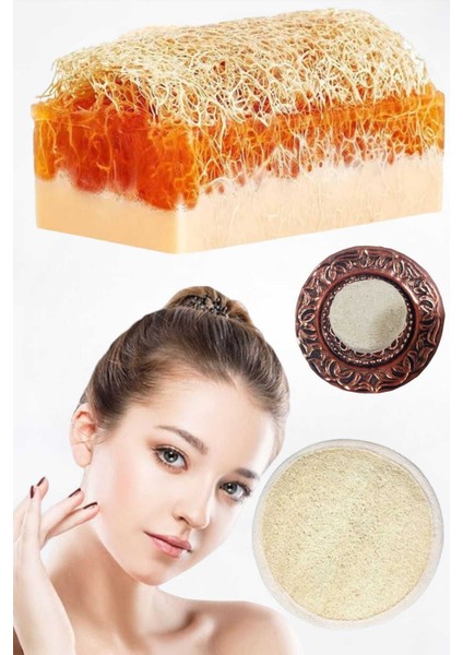 3'lü Yüz Temizleme Leke Akne Ölü Deri Peeling Ruşur Taşı Masaj Etkili Keçi Sütlü Ballı Sabun