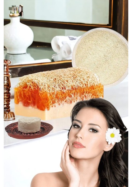 3'lü Yüz Temizleme Leke Akne Ölü Deri Peeling Ruşur Taşı Masaj Etkili Keçi Sütlü Ballı Sabun fiyatları