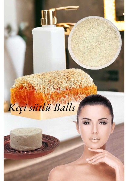 3'lü Yüz Temizleme Leke Akne Ölü Deri Peeling Ruşur Taşı Masaj Etkili Keçi Sütlü Ballı Sabun fırsatları