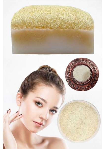 3'lü Gözenek Temizleme Leke Ölü Deri Peeling Ruşur Taşı Masaj Etkili Lifli Eşek Sütlü