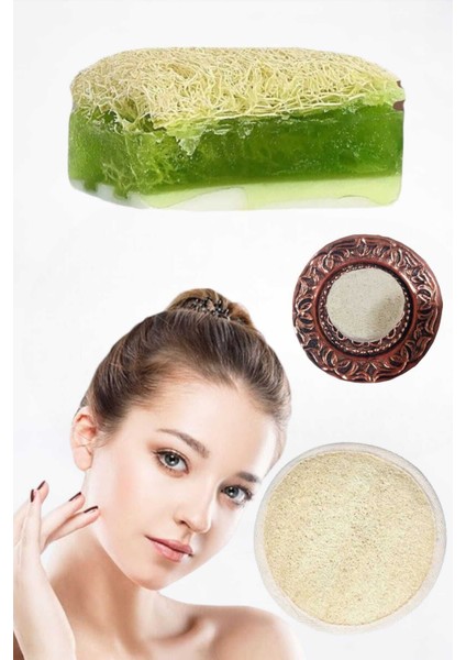 3'lü Yüz Temizleme Leke Akne Ölü Deri Peeling Masaj Etkili Keçi Sütlü Aloe Vera Sabun