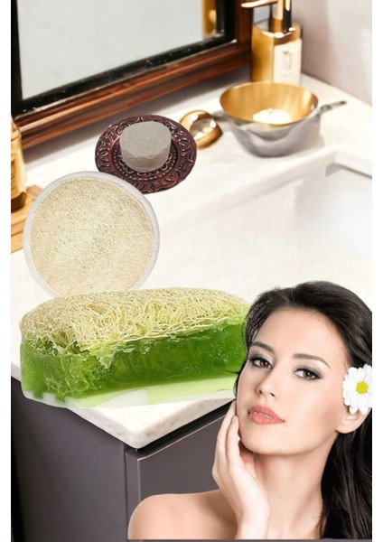 3'lü Yüz Temizleme Leke Akne Ölü Deri Peeling Masaj Etkili Keçi Sütlü Aloe Vera Sabun fiyatları