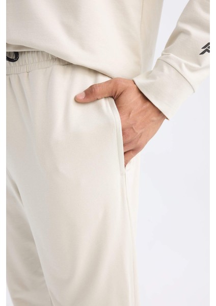 Fit Sporcu Jogger Eşofman Altı Slim Fit Dar Kesim Standart Paça Beli Paçası Lastikli D6831AX24AU