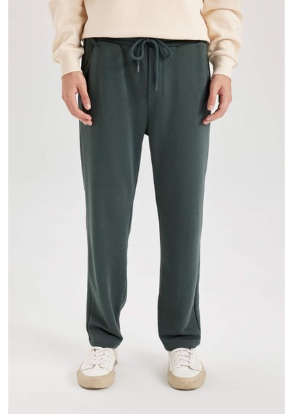 Regular Fit Eşofman Altı Pamuklu Düz Paça D6762AX24AU