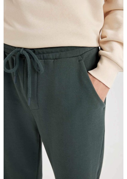 Regular Fit Eşofman Altı Pamuklu Düz Paça D6762AX24AU